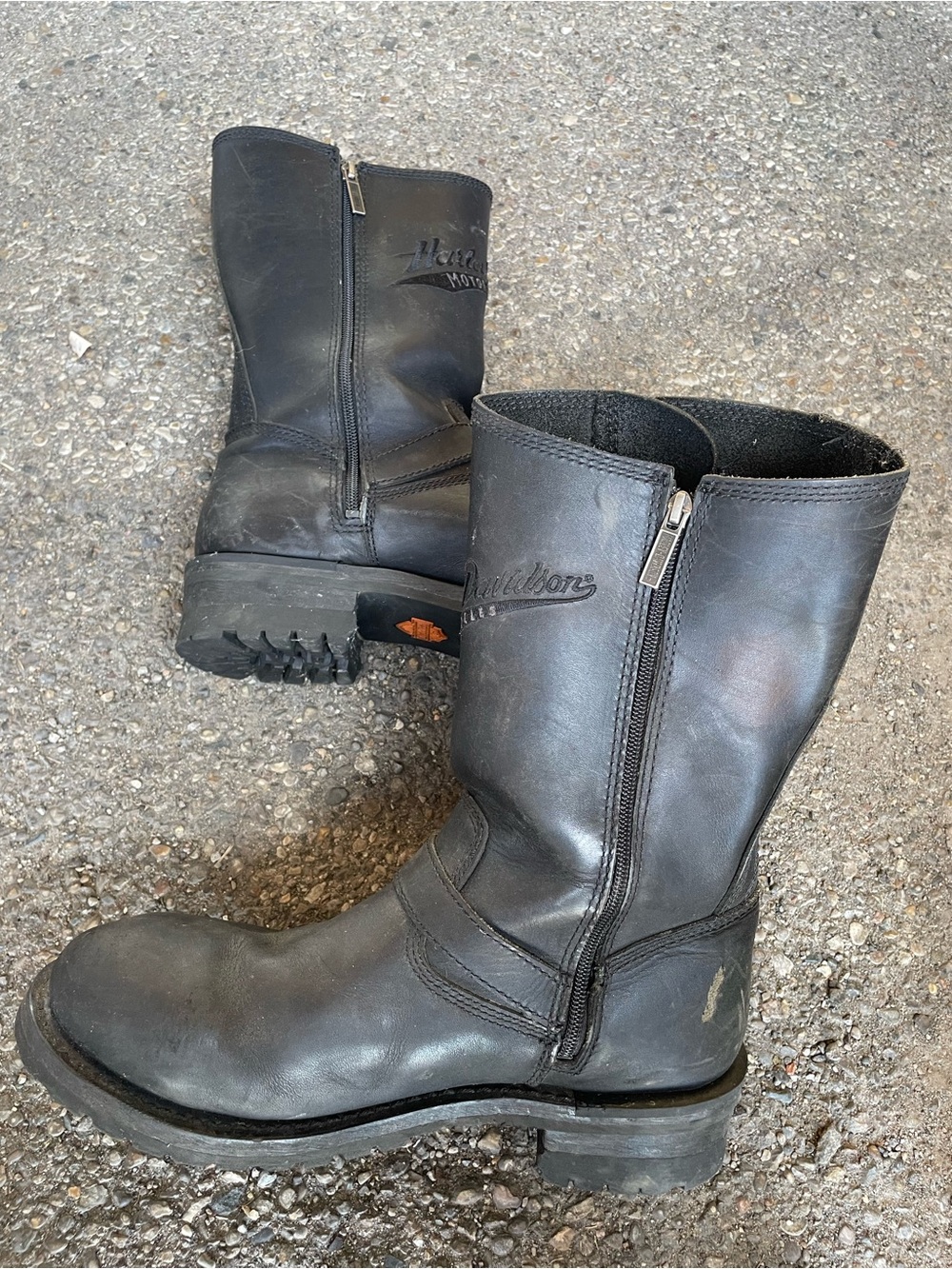Harley Davidson Men's Trail Boss Engineer Black Motorcycle Boots.
D91417 sz 11.5